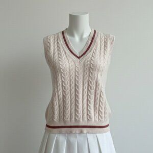 Like Aritzia New Sunday Best Winston Pink Long Sweater Vest